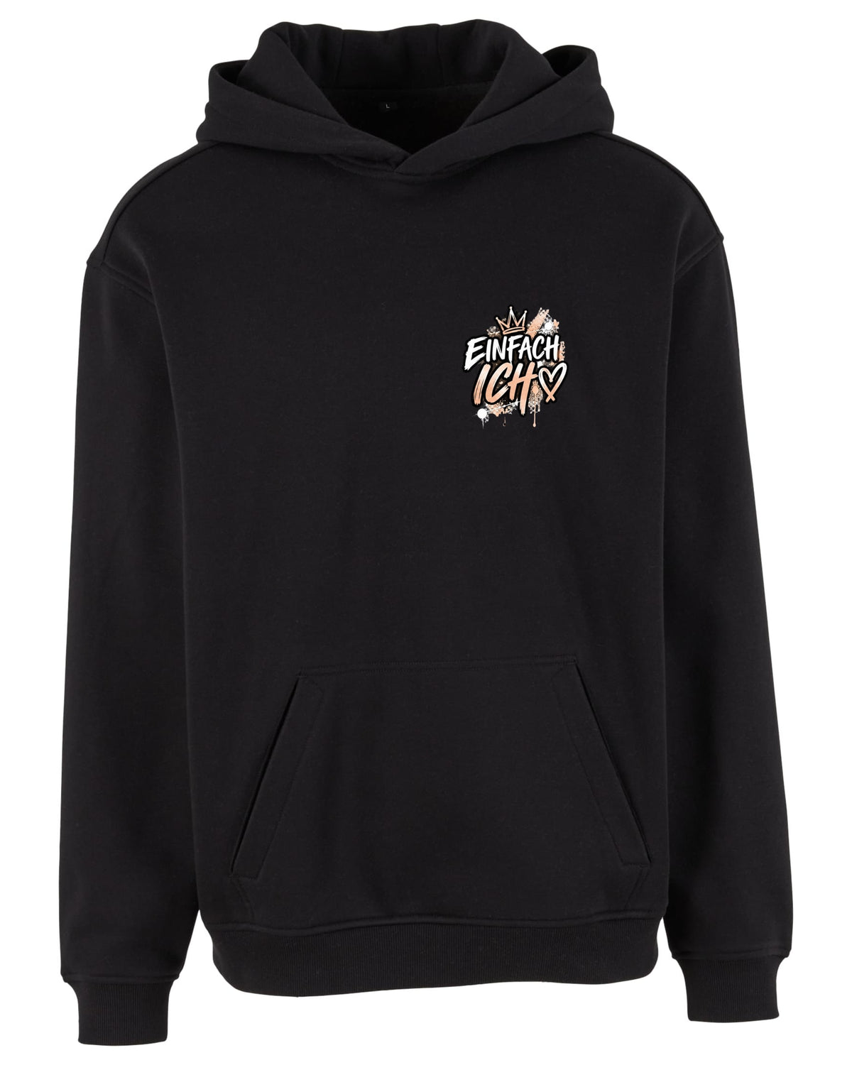 Loose Fit Hoody - Einfach ICH – black