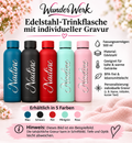 Edelstahl-Trinkflasche 500 ml mit individueller Namensgravur