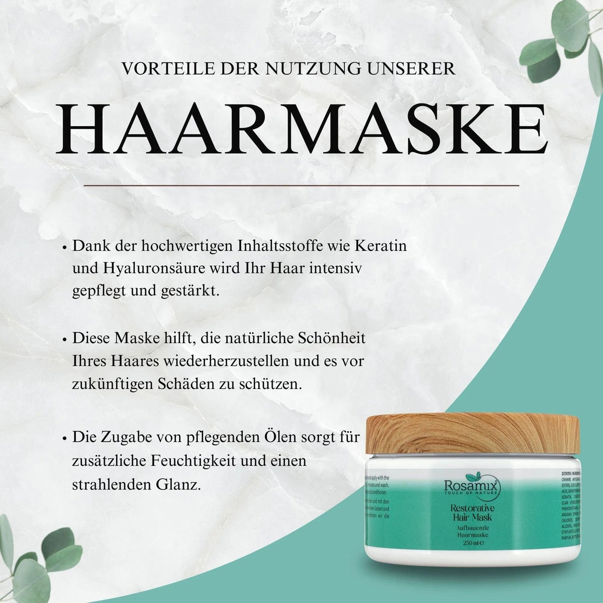 Aufbauende Haarmaske