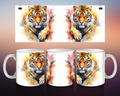Tiger Tasse mit Sublimationsdruck – Personalisierbare Keramiktasse