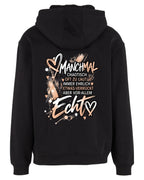 Loose Fit Hoody - Einfach ICH – black (Rücken)