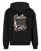 Vintage Heavy Zip Hoodie – black (Rücken)