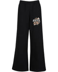 Ladies Wideleg Sweatpants – black